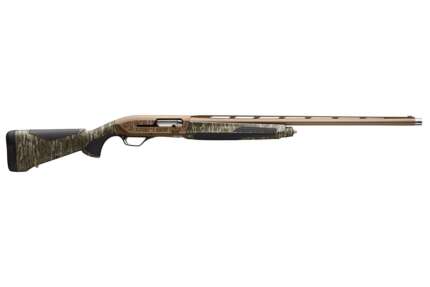 Browning Maxus II Wicked Wing 12 Gauge Shotgun with Mossy Oak Bottomland Camo Stock and Burnt Bronze Finish