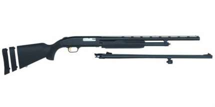 Mossberg 500 Super Bantam 20 Gauge Pump-Action Shotgun Combo with Black Finish